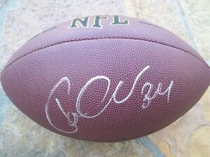 *JORDAN CAMERON*SIGNED*AUTOGRAPHED*FOOTBALL*CLEVELAND*BROWNS*MIAMI*DOLPHINS*COA*