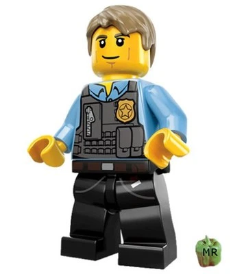 LEGO / Wii U - City Undercover - Minifigura Chase McCain - PROMOCIÓN / Bolsa de polietileno Foto 1 de 3
