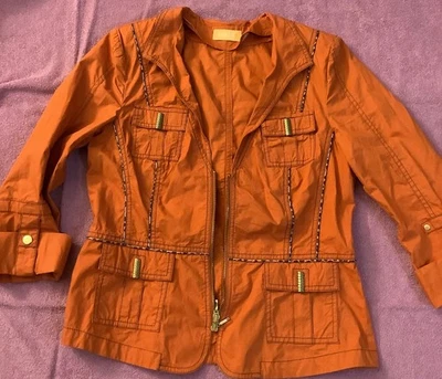 BIBA Blazer Damen gr 38 orange Reissverschluss - Bild 1 von 4