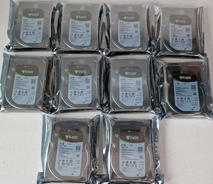10x 2TB Seagate EXOS 7.2K 3.5" SAS 12Gbps HDD Hard Disk Drive (ST2000NM0045) - Afbeelding 1 van 3