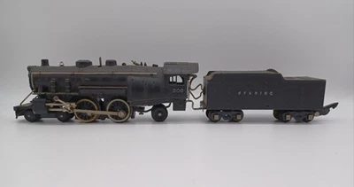 1946 Gilbert American Flyer S Gauge #300 Atlantic Loco w/Reading Tender Untested - Image 1 of 4
