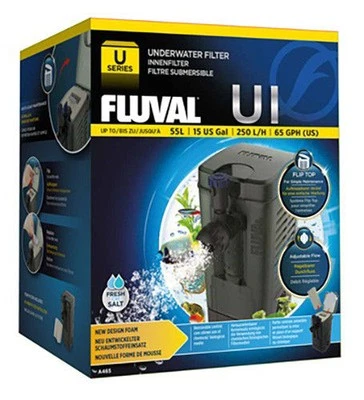 FLUVAL NEW U1 INTERNAL FILTER SUBMERSIBLE ADJUSTABLE AQUARIUM FISH TANK	 - Image 1 of 2