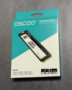 OSCOO ON900a - SSD NVMe de 2 TB - SSD PCIe Gen3.0x4 para MacBook - NUEVO - Imagen 1 de 4