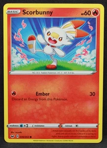 Scorbunny (030) 030/202 SWSH01: Sword & Shield Base Set Normal Common - NM2 - Bild 1 von 2