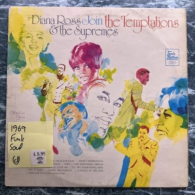 Diana Ross & The Supremes - Join The Temptations 12” Vinyl Record VG - Image 1 of 4