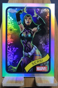 2025 Topps Marvel Chrome Sersi REFRACTOR - Picture 1 of 2
