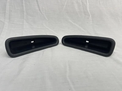 88-91 Honda CRX CIVIC EF Par Interior Manija Puerta Tirador Bolsa Inserto Taza Negro Foto 1 de 3