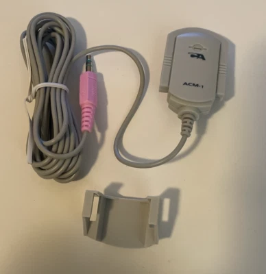 OEM Cyber Acoustics ACM-1B OEM 8ft Wired Clip-on Microphone Lapel Monitor - Image 1 of 4