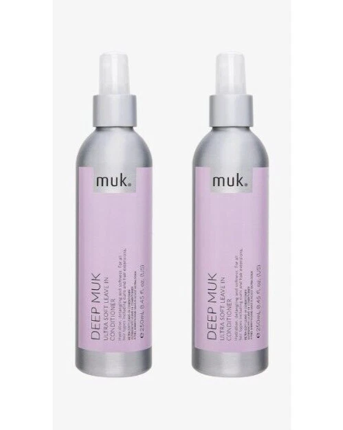 (2X) Acondicionador de cabello MUK Deep Muk ultra suave sin dejar - 250 ml Foto 1 de 1