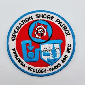 Vintage OPERATION SHORE PATROL PNW4WDA ECOLOGY PARKS & REC Patch 4" Round - Picture 1 of 3