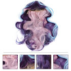 Long Wavy Gradient Blue Purple Cosplay Wig for Halloween or Daily Use-DI