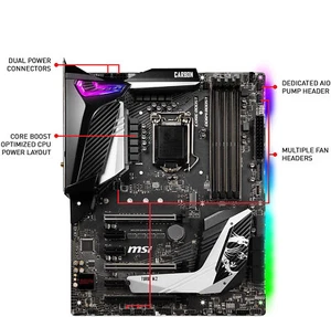 FOR MSI MPG Z390 GAMING PRO CARBON AC Motherboard 9th Generation 100% Test Work - Picture 1 of 4