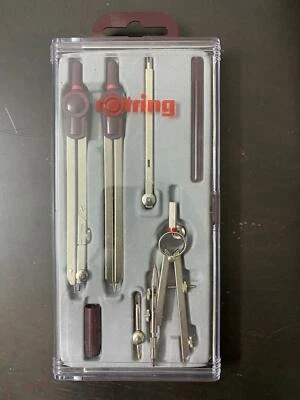 Vintage 7 pieces Rotring Engineering tray Architecture students Germany  Drawing Foto 1 de 4