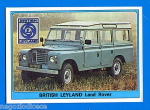 1977 SUPER CAR - Panini - Figure Sticker #197 - BRITTISH LAYLAND LAND R -rec