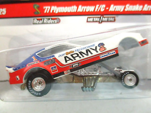 HOT WHEELS - DRAG STRIP DEMONS PRUDHOMME SNAKE ARMY '77 PLYMOUTH ARROW FUNNY CAR