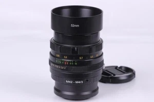 KMZ Helios 44M 2/58 Anamórfico Cine mod Lente Soviética Montura M42, Mikro 4/3 - Imagen 1 de 22
