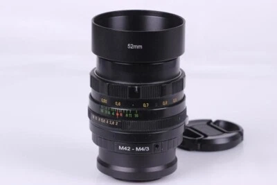 KMZ Helios 44M 2/58 Anamorphic Cine mod Soviet lens M42 mount, Mikro 4/3 - Image 1 of 4