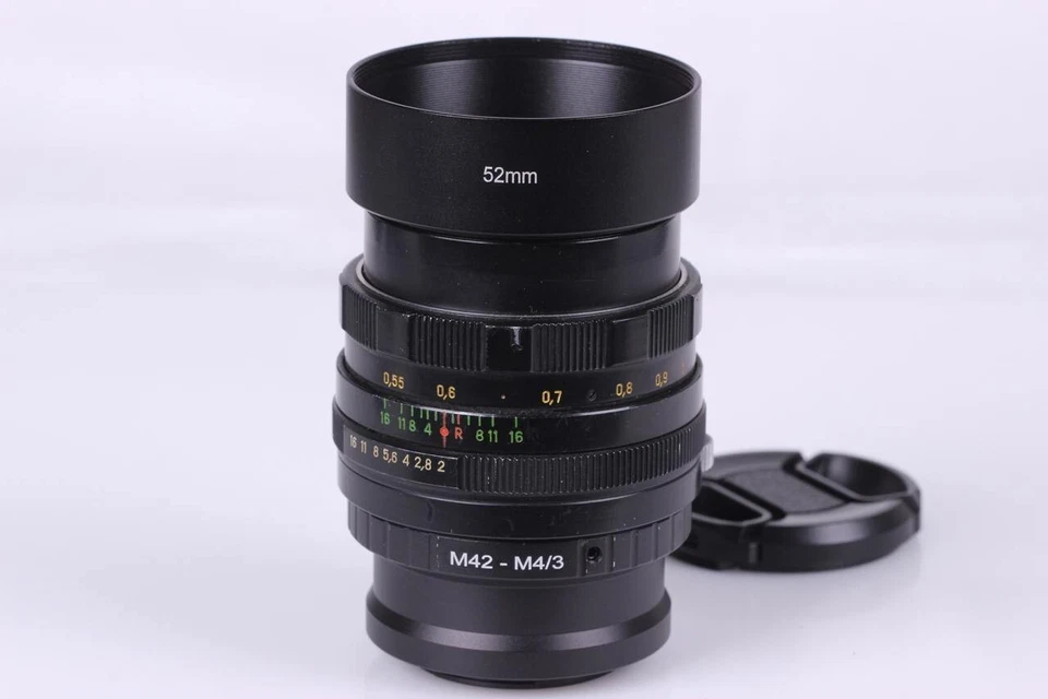 KMZ Helios 44M 2/58 Anamorphic Cine mod Soviet lens M42 mount, Mikro 4/3 - Image 1 of 4