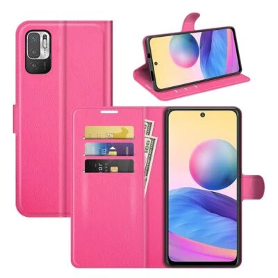 Custodia Cellulare Protettiva per Xiaomi Redmi Note 10 5G Cover a Flip Casi Red - Immagine 1 di 4
