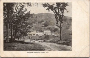 "Postal vintage de 1900 LIBERTY, Maine ""Haystack Mountain"" Street View - SIN USAR - Imagen 1 de 2