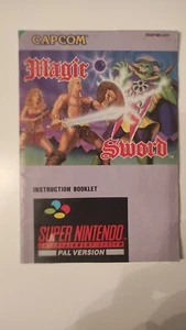 Snes Magic Sword Instrucciones Manual - Bild 1 von 2
