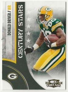 2008 Donruss Threads Donald Driver Century Stars Packers #CS-19