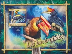 Guinea bloque 2658 nuevo con goma original 2016 Nashornvögel - Imagen 1 de 1