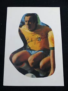 TOSTAO autografo firmato su cartoncino 10x15 + quadro BRASILE CAMPIONE DEL MONDO 1970 - Foto 1 di 1