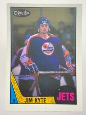 1987-88 Jim Kyte Winnipeg Jets 226 OPC O-Pee-Chee Hockey Card DD909