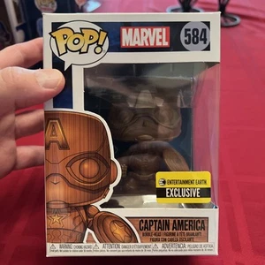 Funko Pop! Marvel - Capitán América - Entertainment Earth (Exclusivo) #584 - Imagen 1 de 4