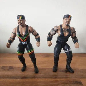 WWE WWF Jakks Nation Of Domination Action Kama + D'Lo Figures **Free Shipping** - Picture 1 of 8