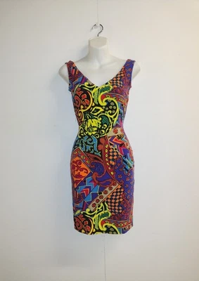 Mini Vestido FAB Vintage Años 80 Betsy Johnson Body Con ¡GUAU! Foto 1 de 4