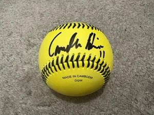 SAVANNAH BANANAS CORRELLE PRIME SIGNED OFFICIAL BANANA BALL BASEBALL COA - Picture 1 of 4