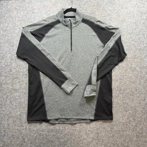 Noble Outfitters 1/4 Zip Base Layer - Grey/Black Mens UK XL - Picture 1 of 12