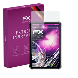 atFoliX Glass Protective Film for Oukitel RT6 Glass Protector 9H Hybrid-Glass - Picture 1 of 8