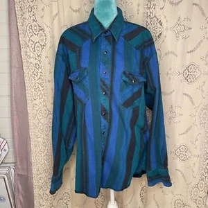 Wrangler: botón a rayas vintage - Imagen 1 de 6