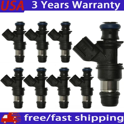 8x Inyector de combustible FJ887 para Chevrolet Silverado 1500 Tahoe GMC Sierra 1500 2007-09 Foto 1 de 4