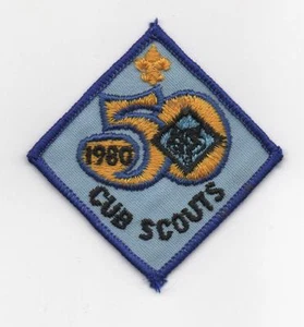 50th Anniv. of Cub Scouts Patch (1980), Square-Diamond, Mint! - Picture 1 of 1