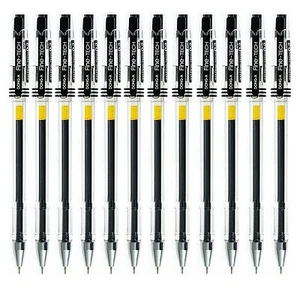 DONG-A Fine-Tech Excellent Writing 0.3 mm Gel Ink Roller Ball Pens Black 12P - Picture 1 of 2