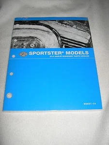 2014 HARLEY-DAVIDSON SPORTSTER PARTS CATALOG MANUAL NEW SEALED XL883 XL1200 - Picture 1 of 1