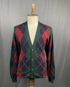 Paul&Shark Vintage Yachting Men's Multicolored Wool Cardigan Sweater Size XL - Picture 1 of 13