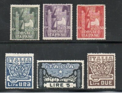 Italia - Sc# 159 - 164 MH/MLH / Lote 0124063 Foto 1 de 2