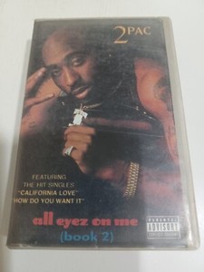 2Pac Tupac all eyez on me Book 2 rap hip hop Cassette tape INDIA clamshell 1996