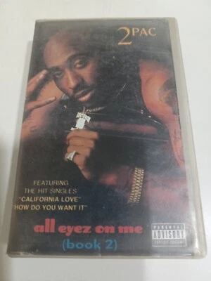 2Pac Tupac all eyez on me Book 2 rap hip hop Cassette tape INDIA clamshell 1996 - Image 1 of 4