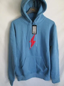 NWT Men's BRUCE BOLT Blue Heavyweight Fleece Pullover Stiched Logo Size M - Picture 1 of 7