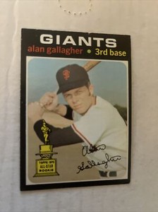 1971 Alan Gallagher San Diego Padres Topps Baseball Card #224