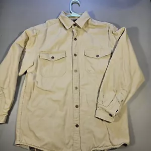 Chaqueta Levi Strauss Beige Denim Forrada Envejecida Hombre Talla M - Imagen 1 de 8
