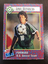 1991 Sports Illustrated Si for Kids soccer April Heinrichs RC card #256
