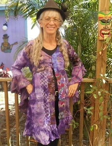 JAYLI Nepal JANIS ZYPSYJACKE Hippie BÖHMISCH knielang FAIR TRADE S, M, L, XL - Bild 1 von 20