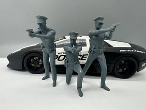 Polizisten Resin Figuren 3er Set Maßstab 1:24 - Bild 1 von 2